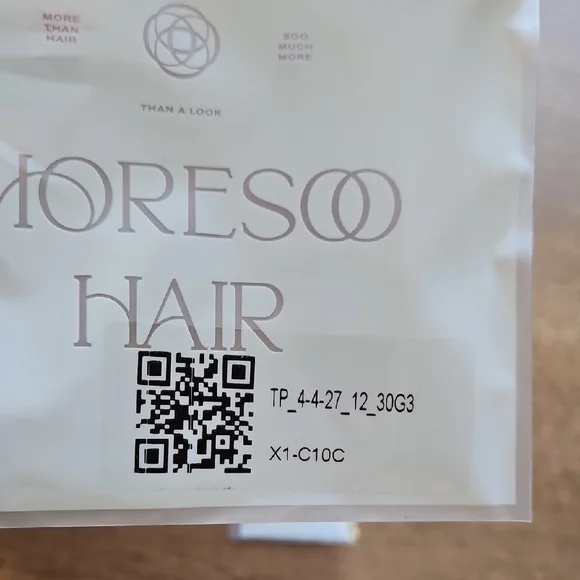 12" Tape-in Moresoo Hair Brown Extensions - Picture 8 of 10